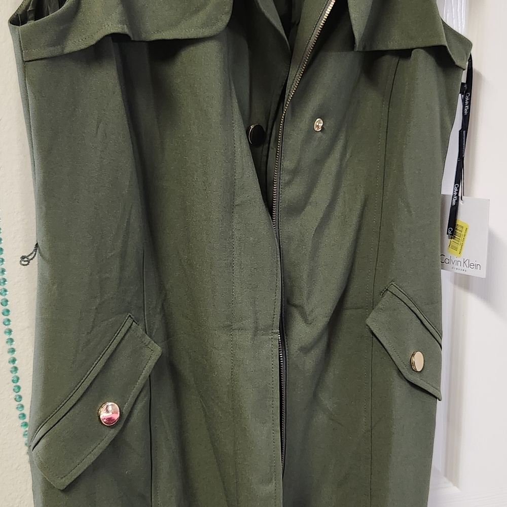 Calvin Klein Women's Green Jacket